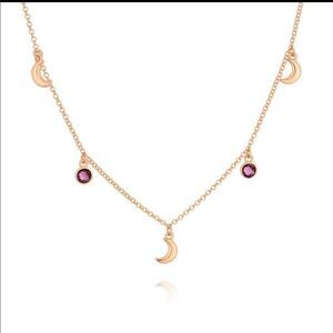 Authentic Swarovski crystals IRIS MYSTICAL CHOKER + ROSÉ GOLD PLATED